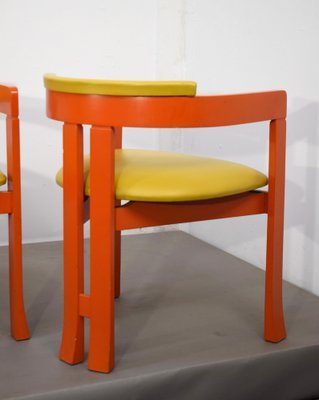 Chairs in the style of Pi Greco, Italy, 1960s, Set of 4-AOL-1754593