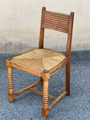 Chairs in the style of Victor Courtray, 1940s, Set of 4-SSK-1719385