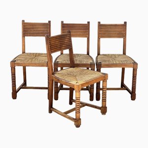 Chairs in the style of Victor Courtray, 1940s, Set of 4-SSK-1719385