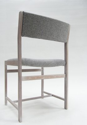 Chairs in Whitened Oakwood & Kvadrat Fabric, Set of 2-EP-1770536