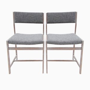 Chairs in Whitened Oakwood & Kvadrat Fabric, Set of 2-EP-1770536