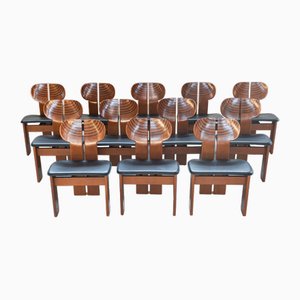 Chairs Mod. Africa by Afra Scarpa, 1990s, Set of 12-KNM-1793468