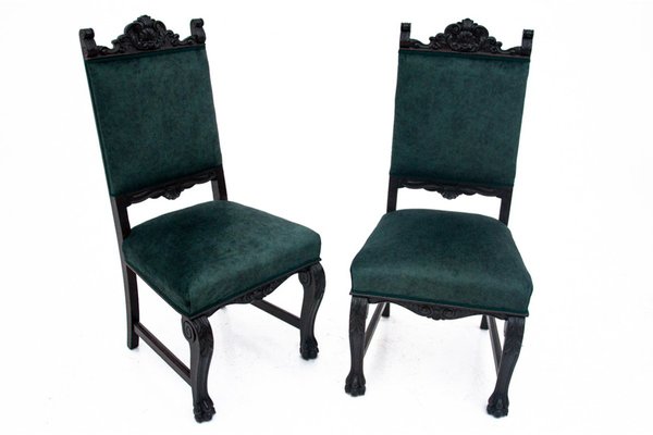 Chairs on Lions Paws, Western Europe, 1920s, Set of 2-BXB-1800452