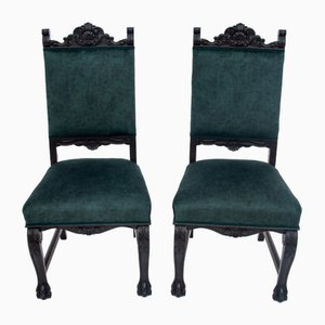 Chairs on Lions Paws, Western Europe, 1920s, Set of 2-BXB-1800452