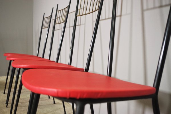 Chairs Set, Set of 6, 1950s-KNM-1186290