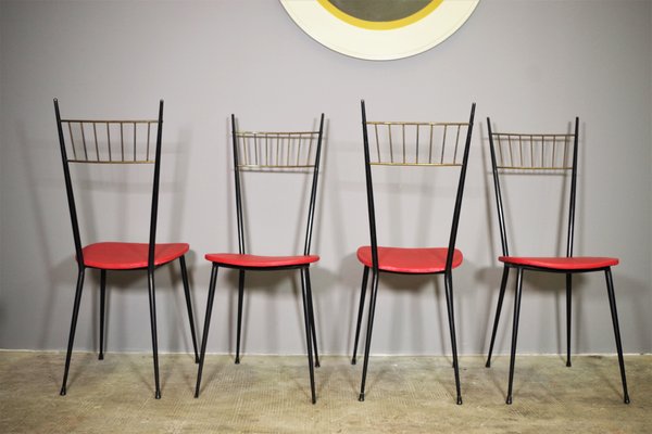 Chairs Set, Set of 6, 1950s-KNM-1186290