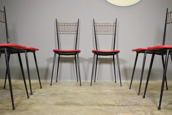 Chairs Set, Set of 6, 1950s-KNM-1186290