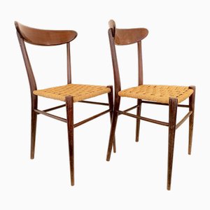 Chairs with Enea Seat in the style of Ico Parisi, Set of 10-RFP-2019809