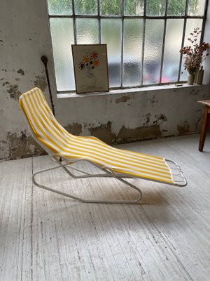 Chaise Longue in Yellow and White-LCU-991809