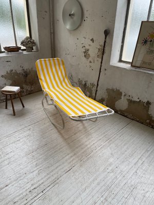 Chaise Longue in Yellow and White-LCU-991809