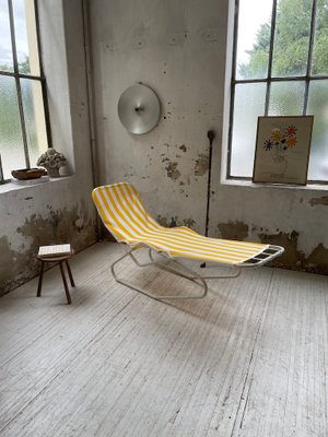 Chaise Longue in Yellow and White-LCU-991809