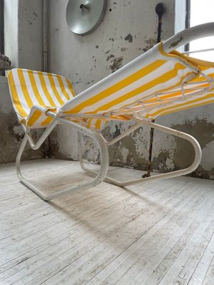 Chaise Longue in Yellow and White-LCU-991809