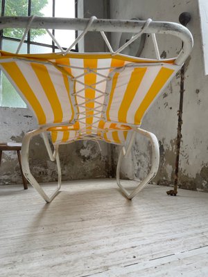 Chaise Longue in Yellow and White-LCU-991809