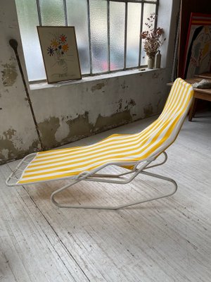 Chaise Longue in Yellow and White-LCU-991809