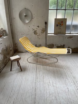 Chaise Longue in Yellow and White-LCU-991809