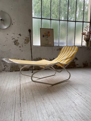 Chaise Longue in Yellow and White-LCU-991809