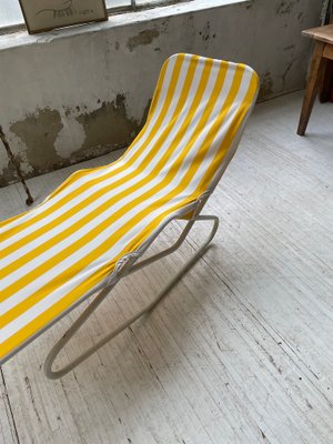 Chaise Longue in Yellow and White-LCU-991809