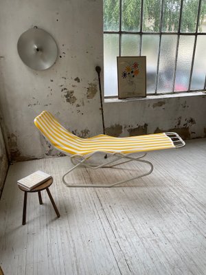 Chaise Longue in Yellow and White-LCU-991809