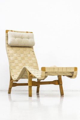 Chaise Lounge in the Style of Bruno Mathsson, 1940s-KO-635268