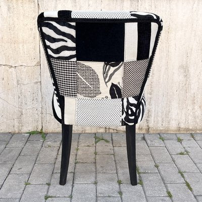 Chamber Armchair with Patchwork Upholstery, Italy, 1950s-BVG-1371705