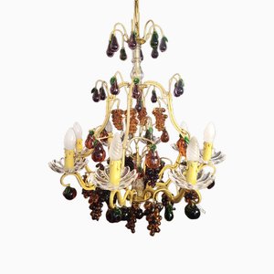 Chandelier 8 Lights with Glass Fruits-NWA-1730120