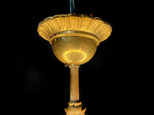 Chandelier attributed to Barovier & Toso, Murano, 1940s-UCH-1818962