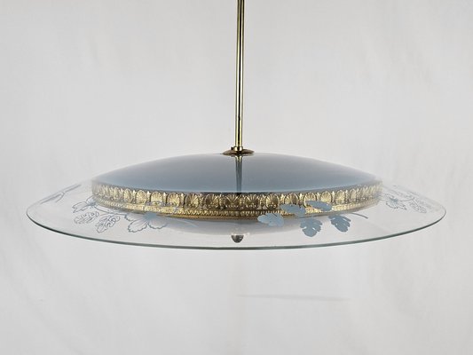 Chandelier attributed to Pietro Chiesa for Fontana Arte, 1940s-ZUW-1782739