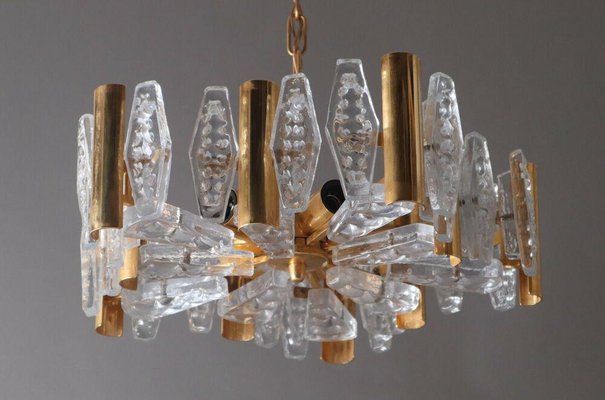 Chandelier by Carl Fagerlund for Orrefors, 1960s-ESB-1376810