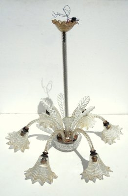 Chandelier by Ercole Barovier for Barovier & Toso, 1950s-EI-646946