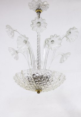 Chandelier by Fritz Kurz for Orrefors, 1950s-KO-770025