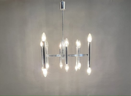 Chandelier by Gaetano Sciolari, 1970s-EK-1761218