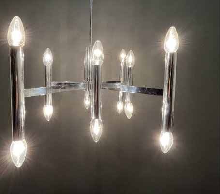 Chandelier by Gaetano Sciolari, 1970s-EK-1761218