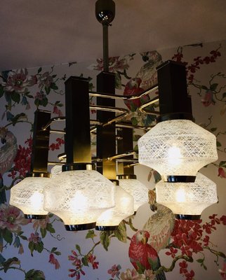 Chandelier by Gaetano Sciolari for Sciolari, 1980s-OPE-788253