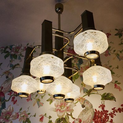 Chandelier by Gaetano Sciolari for Sciolari, 1980s-OPE-788253