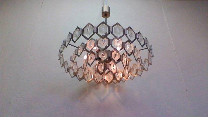 Chandelier by Jaroslav Bejvl, 1970s-TZ-592113