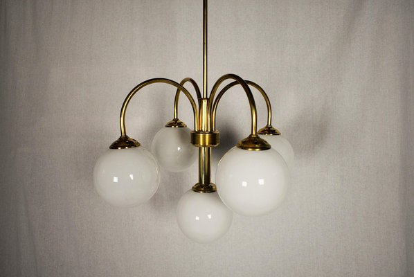 Chandelier by Kamenicky Senov, 1950s-TZ-890819