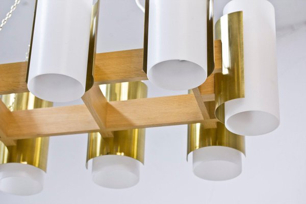 Chandelier by Sten Carlquist for Hans-Agne Jakobsson AB, 1950s-KO-635229