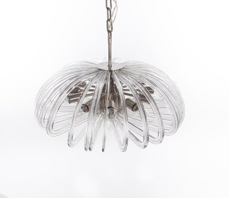 Chandelier Crystal & Nickel by Cari Zalloni for Bakalowits, 1960-DEK-932383