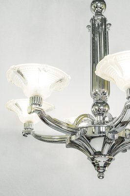 Chandelier from Genet & Michton, 1920s-GGO-1737167