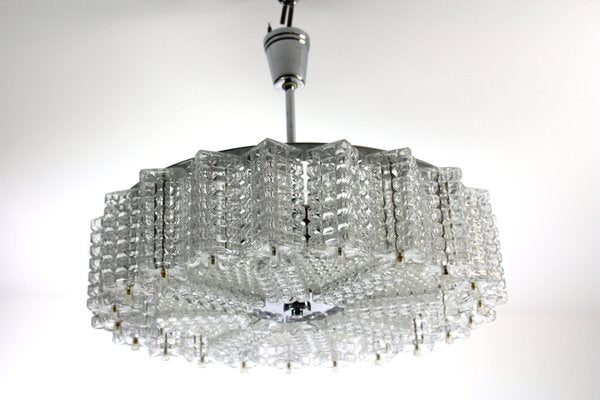 Chandelier from Stölzle, 1960s-ZWH-1424767