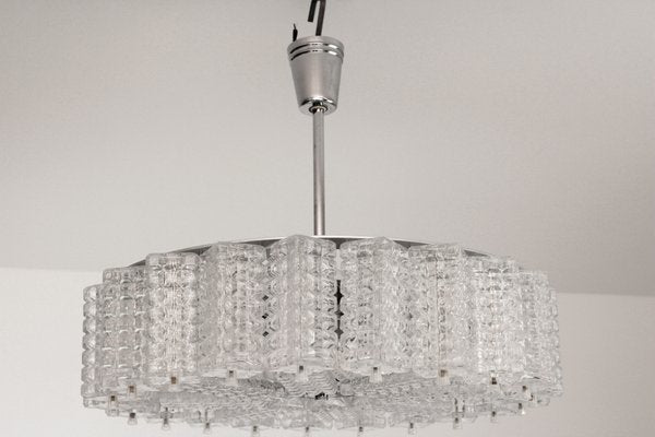 Chandelier from Stölzle, 1960s-ZWH-1424767