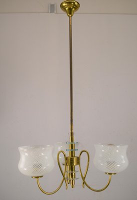 Chandelier from Venini, Italy, 1950s-AOL-1259023