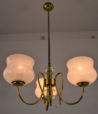 Chandelier from Venini, Italy, 1950s-AOL-1259023