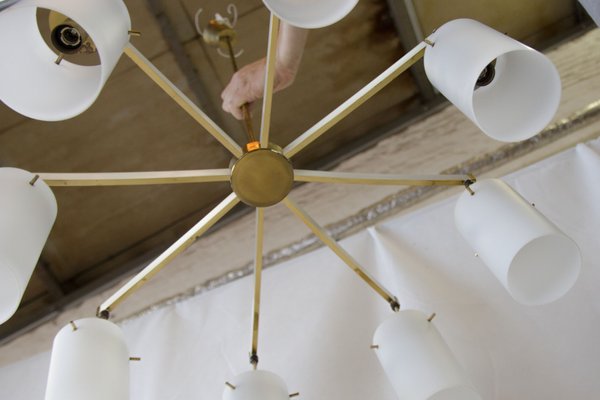 Chandelier from Vereinigte Werkstätten Collection, 1960s-GJF-739722