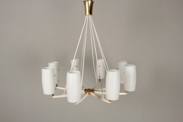 Chandelier from Vereinigte Werkstätten München, 1950s-DUM-1732257