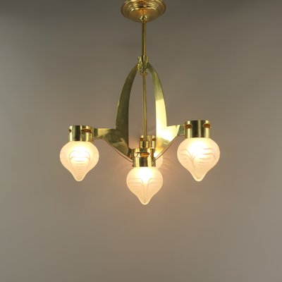 Chandelier from Wiener Werkstätte, 1920s-KDB-1720682