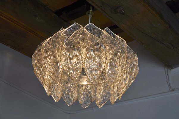 Chandelier in Bakelite with Frosted Effect from Kalmar, France, 1980s-EJE-935485