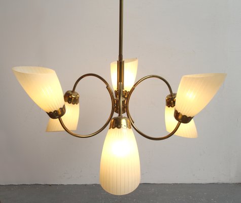 Chandelier in Brass, 1950s-PF-770249