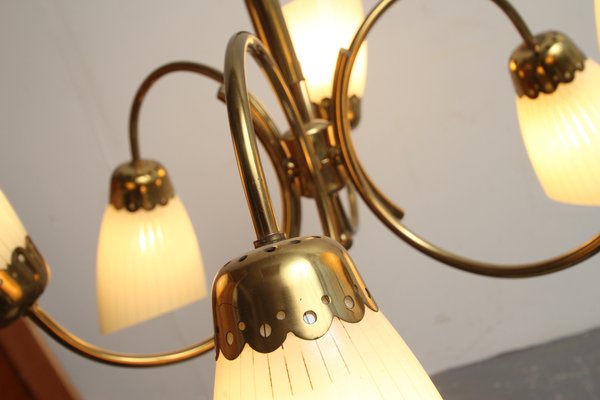 Chandelier in Brass, 1950s-PF-770249