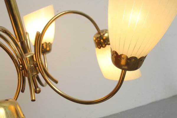 Chandelier in Brass, 1950s-PF-770249